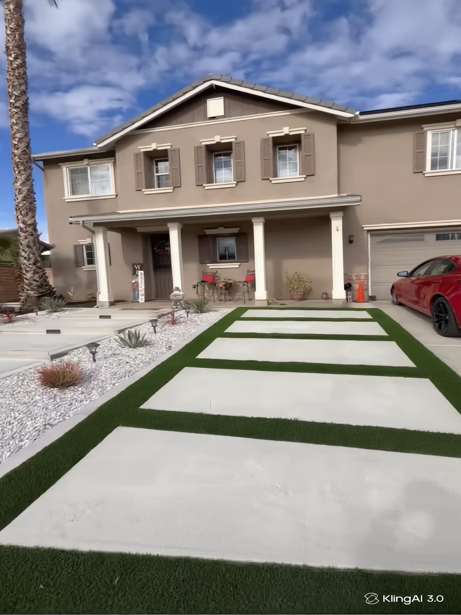 General Contracting — completed home exterior with landscaping